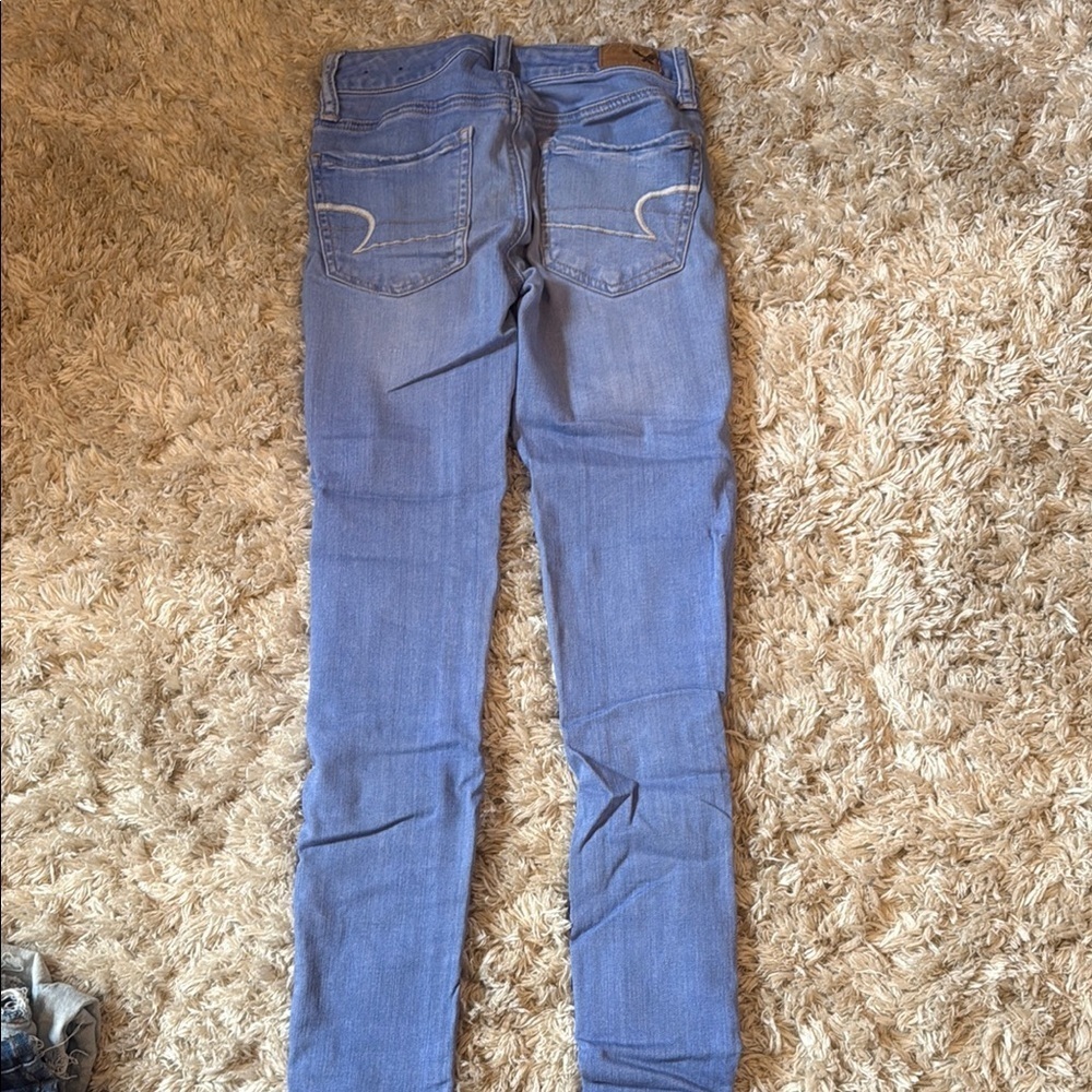 American Eagle Outfitters Blue Skinny Jeans - Picture 2 of 3